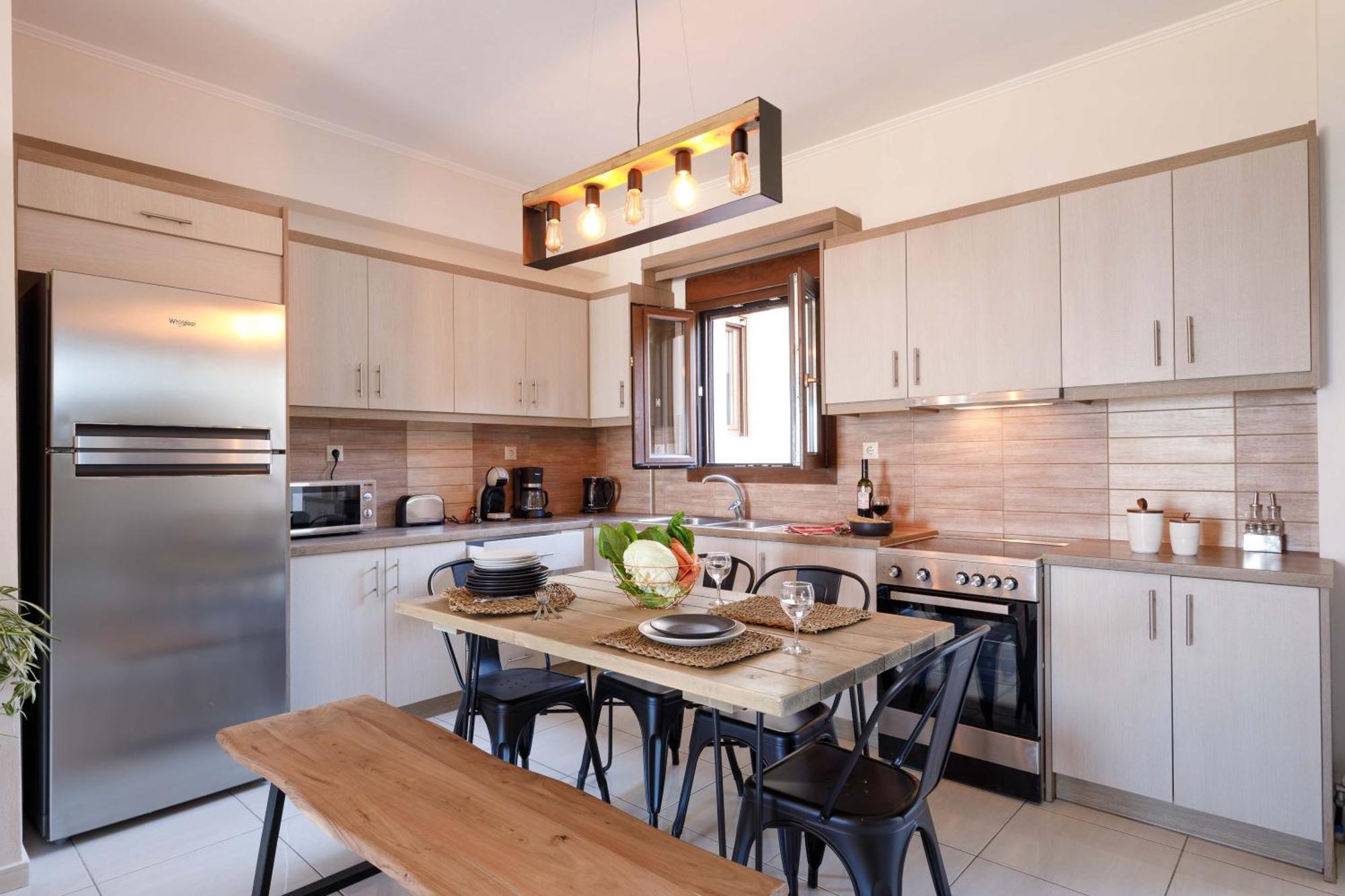Oak Wood - Sea View Exclusive Maisonette Sfáka Dış mekan fotoğraf