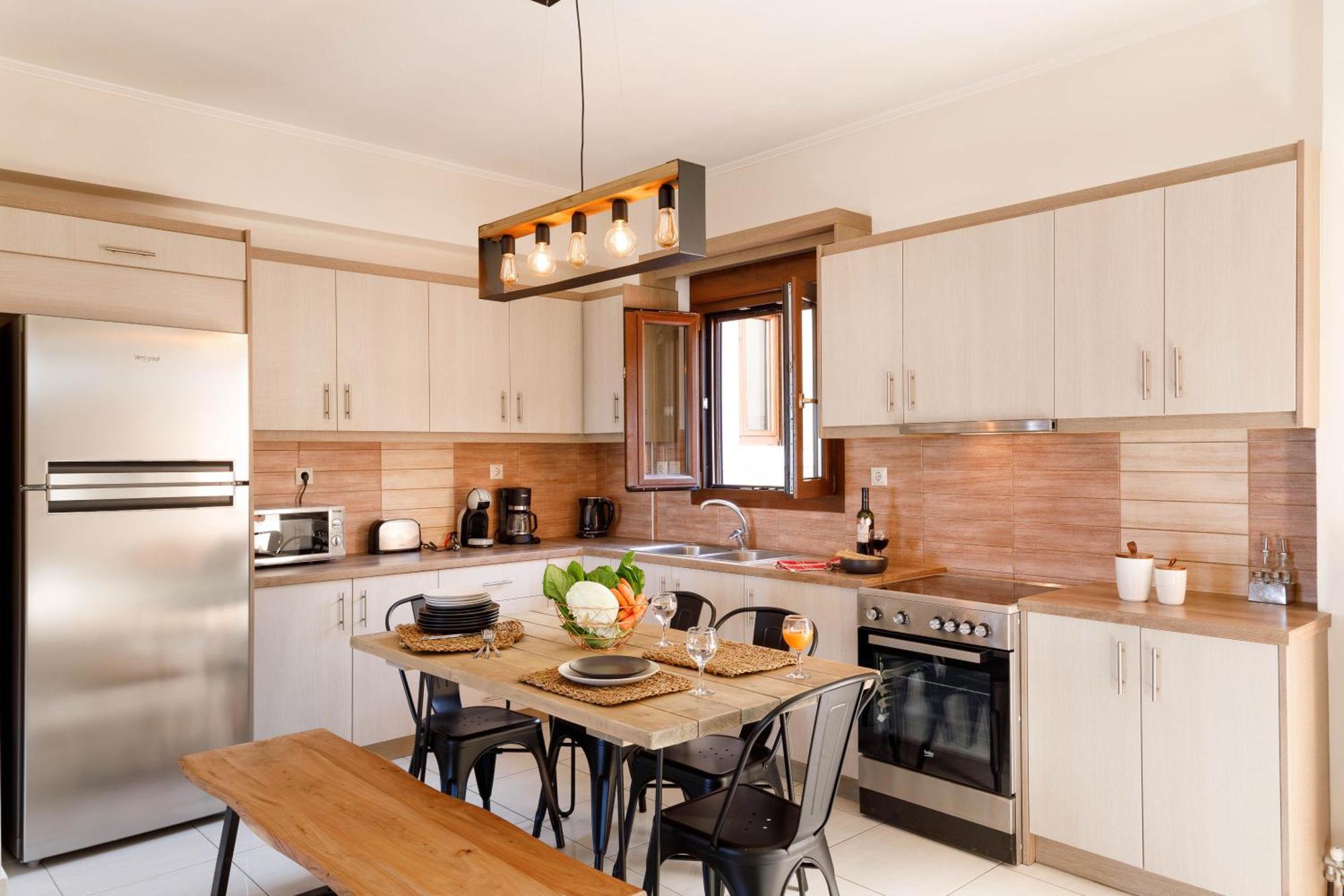 Oak Wood - Sea View Exclusive Maisonette Sfáka Dış mekan fotoğraf