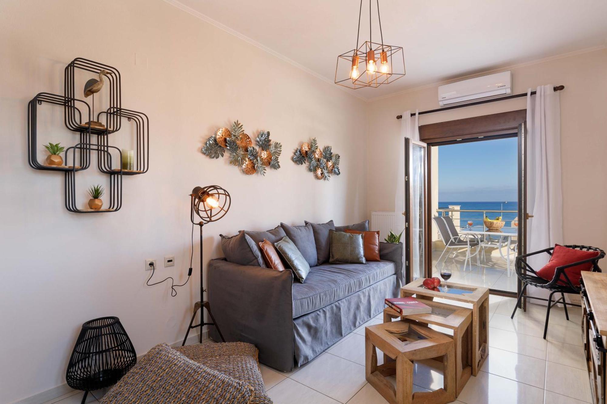 Oak Wood - Sea View Exclusive Maisonette Sfáka Dış mekan fotoğraf